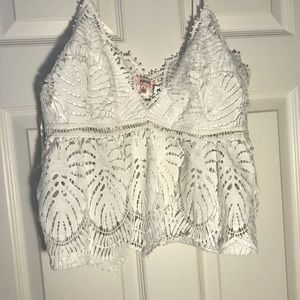 White crop top New with tags